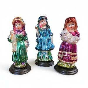 Thomas Pacconi Classics Mercury Glass Girls Set 3